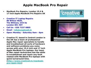 MacBook Pro Repair