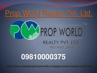 Jaypee Aman Resale Price 09810000375 Noida Sector 151