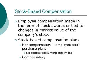 Stock-Based Compensation