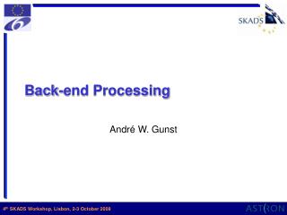 Back-end Processing