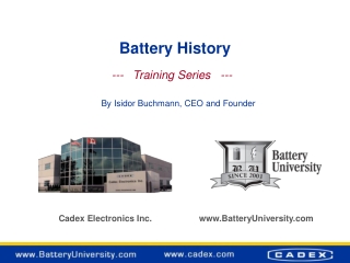 Battery History