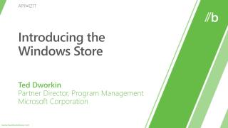 Introducing the Windows Store