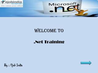 Ejob India - Importance of .net learning
