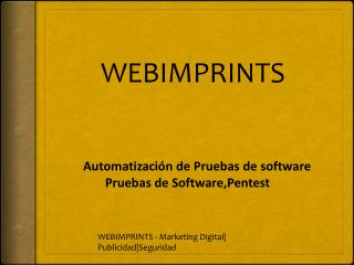 Automatización de Pruebas de software