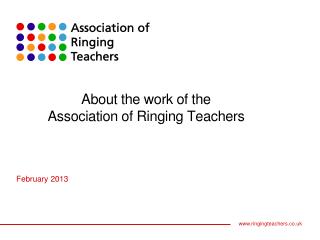 About the work of the Association of Ringing Teachers