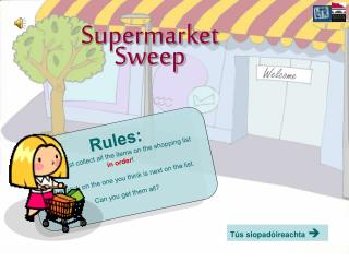 supermarket sweep application