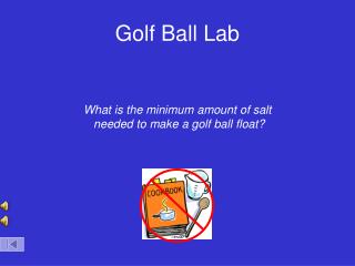 Golf Ball Lab