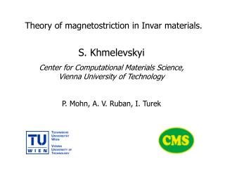 Theory of magnetostriction in Invar materials.