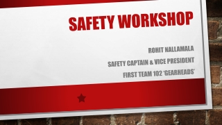 Safety Workshop