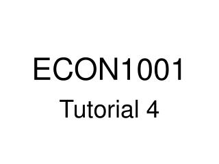 ECON1001