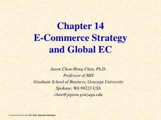 Chapter 14 E-Commerce Strategy and Global EC