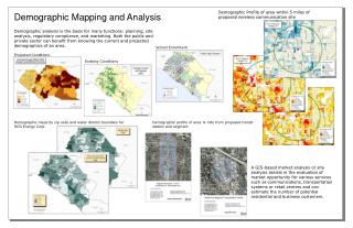 Demographic Mapping and Analysis