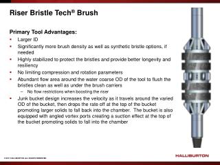 Riser Bristle Tech ® Brush