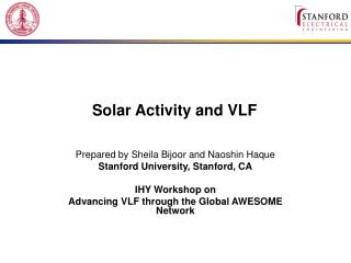 Solar Activity and VLF