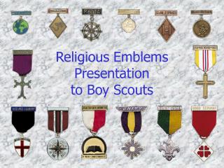 Religious Emblems Presentation to Boy Scouts