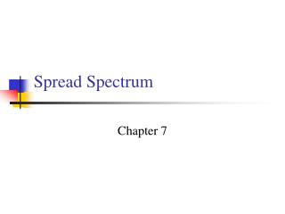 Spread Spectrum