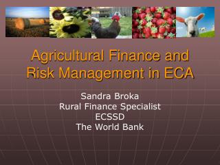 Agricultural Finance and Risk Management in ECA