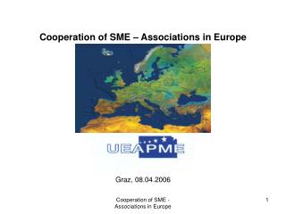 Cooperation of SME – Associations in Europe Graz, 08.04.2006