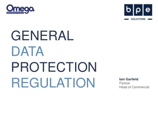 GENERAL DATA PROTECTION REGULATION