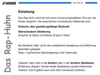 PPT - Das Rap-Huhn PowerPoint Presentation, free download - ID:2957190