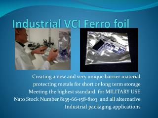 Industrial VCI Ferro foil