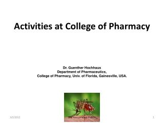 Activities at College of Pharmacy