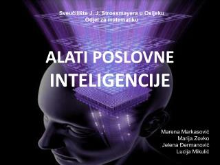 ALATI POSLOVNE INTELIGENCIJE