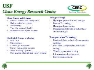 USF Clean Energy Research Center