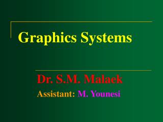 Graphics Systems