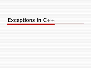 Ppt Exceptions In C Powerpoint Presentation Free Download Id 2972096