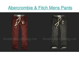 Abercrombie & Fitch Mens Pants