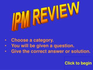 IPM REVIEW