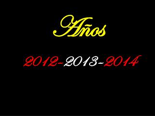 Que podria pasar entre 2012 - 2018