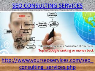 SEO CONSULTING SERVICES