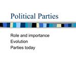 Political Parties