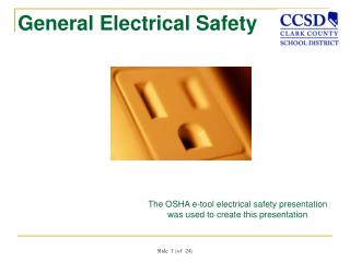 General Electrical Safety