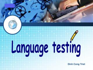 reliability in language testing