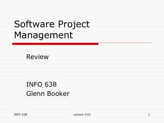 Software Project Management