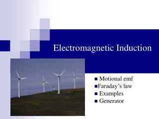 Electromagnetic Induction