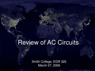 Review of AC Circuits
