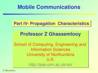 Mobile Communications