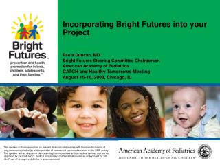 Incorporating Bright Futures into your Project