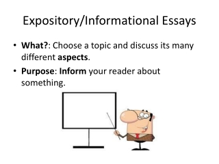 Expository/Informational Essays