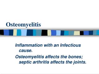 PPT - OSTEOMYELITIS PowerPoint Presentation - ID:486701