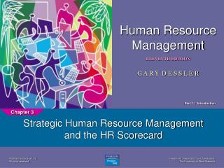 Strategic Human Resource Management and the HR Scorecard