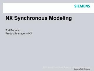 NX Synchronous Modeling
