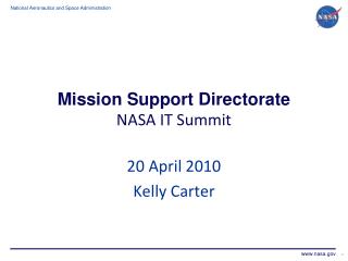 Mission Support Directorate NASA IT Summit