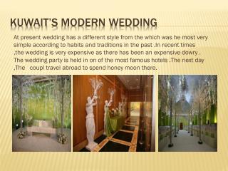 kuwait’s modern wedding