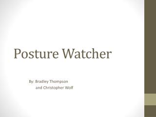 Posture Watcher