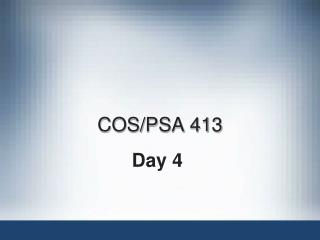COS/PSA 413